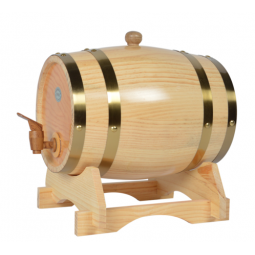 3 litres Pine Wood Wine Barrel
