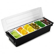 6-Section Bar Condiment & Garnish Dispenser | Elara Trading UAE
