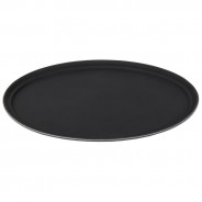 Fibreglass Black Oval Tray 67x55cm | Bar Tools Dubai