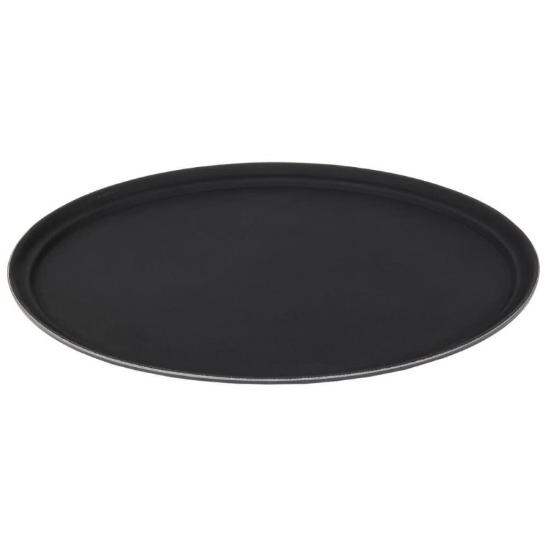 Fibreglass Black Oval Tray 67x55cm | Bar Tools Dubai