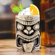 Karui Ka Ceramic Tiki Mug 600ml – Large Tiki Mug for Bars | Elara Trading UAE