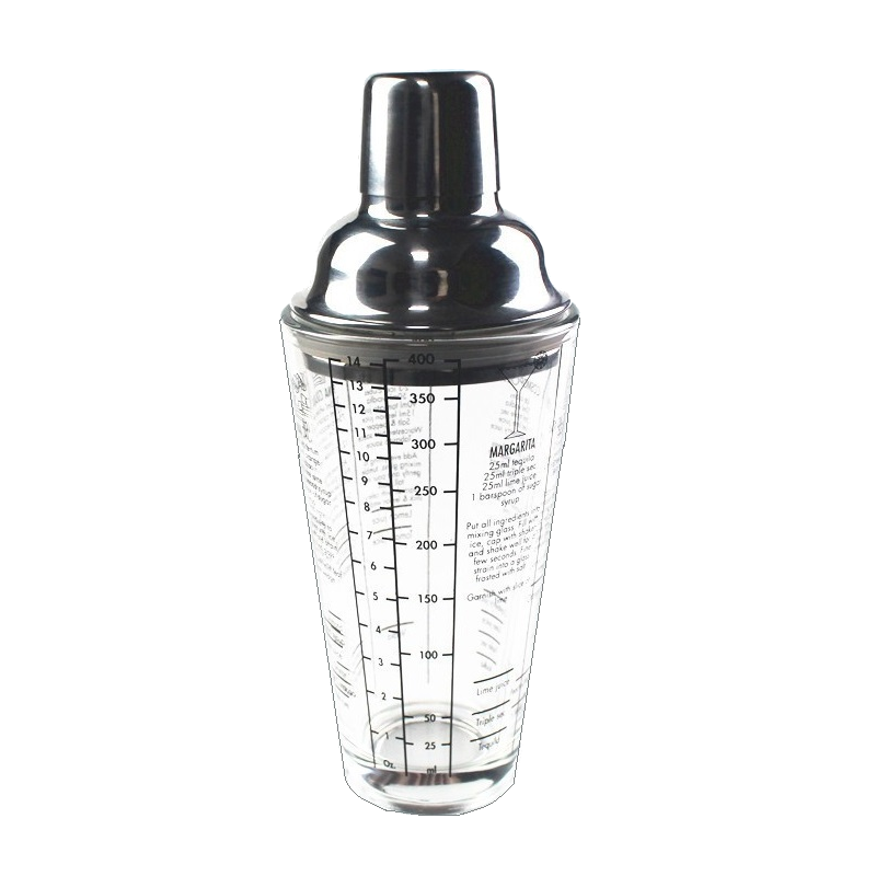 Glass Cocktail Shaker 400 ml – Bar Equipment Dubai | Elara Trading