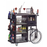 Premium Pool Party Trolley, Length: 119 cm, Height: 107 cm, Width: 50 cm