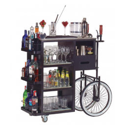 Premium Pool Party Trolley, Length: 119 cm, Height: 107 cm, Width: 50 cm