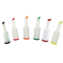 Set of 6 Assorted Store 'N Pour White Container with Spout and Cap, (1Qt./1.1l)