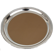Stainless Steel Round Non-Slip Tray – 34cm | Elara Trading