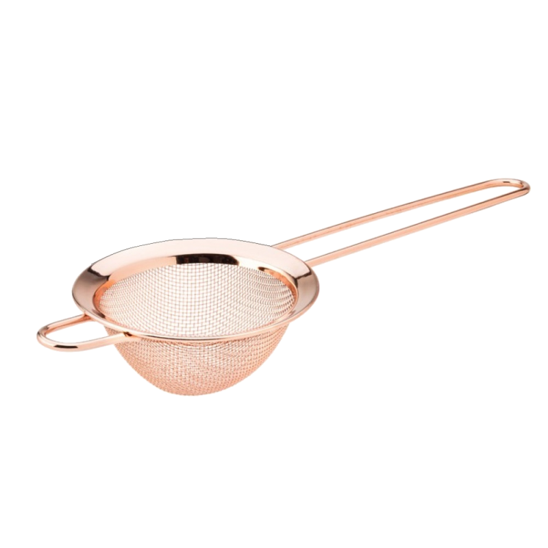 Copper Plated Conical Strainer 9 cm | Elara Trading Dubai