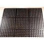 Black Interlocking Anti-Fatigue Rubber Mat 90x90cm