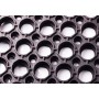 Black Interlocking Anti-Fatigue Rubber Mat 90x90cm