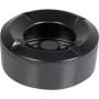 Black Melamine Windproof Ashtray 10cm | Outdoor & Indoor Use