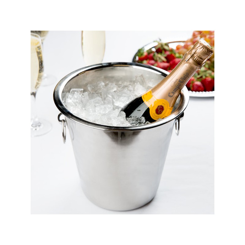 Bistrot de Paris, Wine Bucket  with Ring Handles, (H 21cm, 4L)
