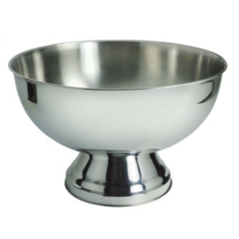 Stainless Steel Punch Bowl with Base 34 cm – Bar Equipment Dubai | Elara Trading