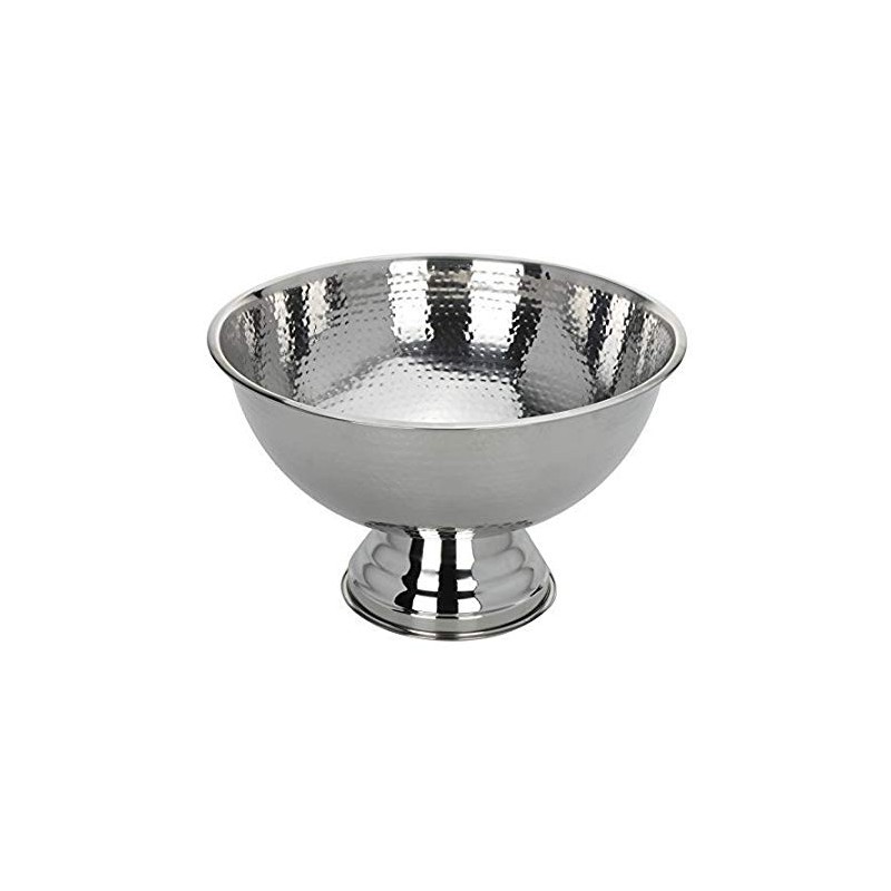 Hammered Champagne/Punch Bowl with Base 40 cm – Bar Equipment Dubai | Elara Trading