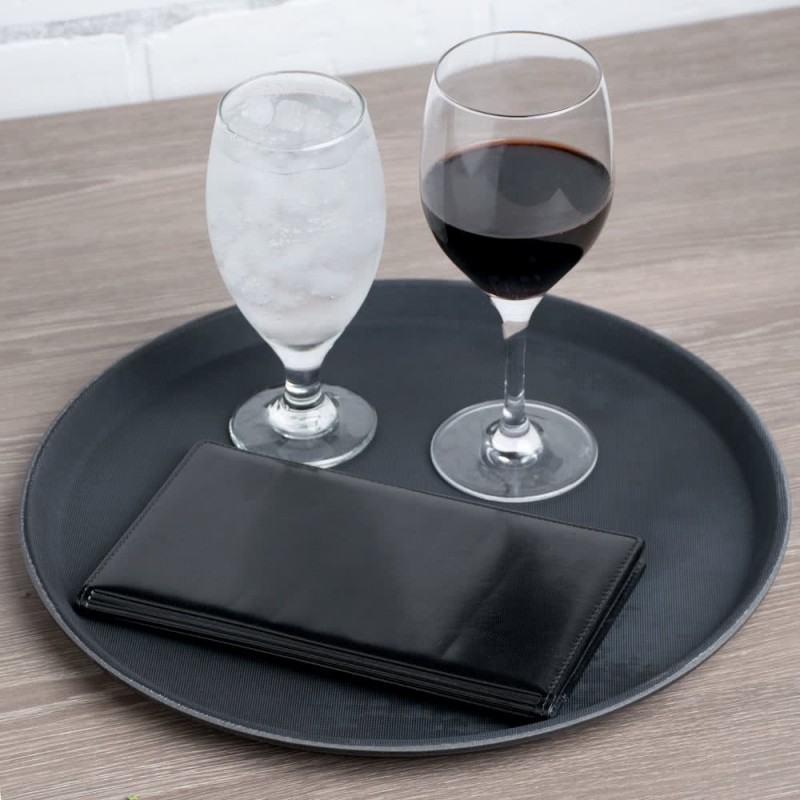 Round Non-Slip Serving Tray 35cm – Durable Plastic