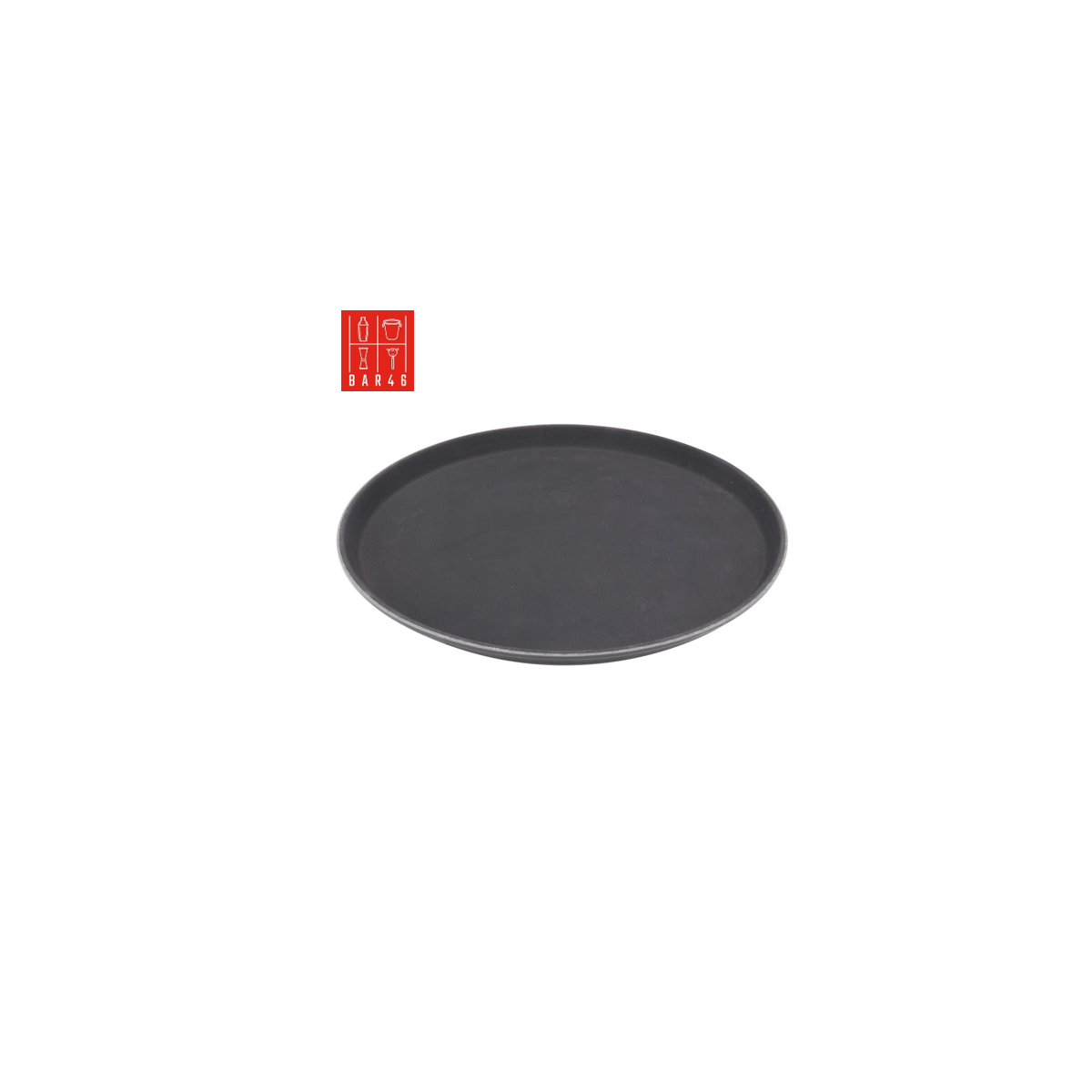 Black Non-Slip Tray 45cm | Bar Tools Dubai