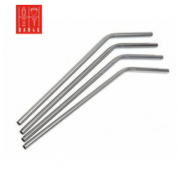 Stainless Steel Banded Straw 21cm – Reusable Metal Straw | Elara Trading UAE