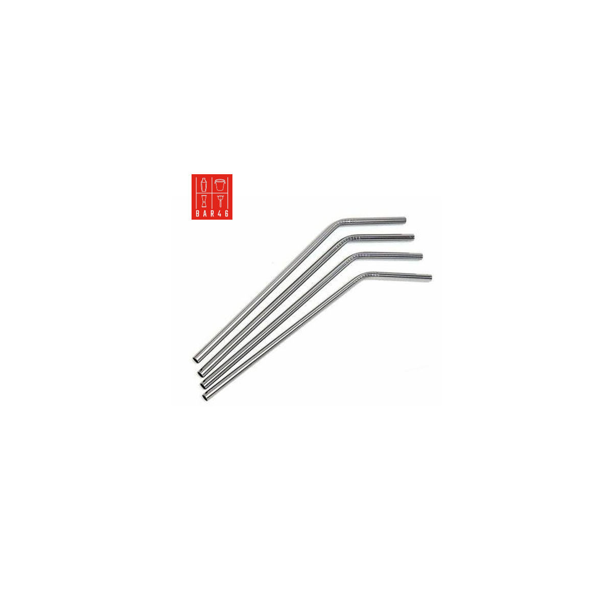 Stainless Steel Banded Straw 21cm – Reusable Metal Straw | Elara Trading UAE