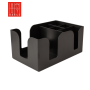 Black Plastic Bar Caddy Organizer – Elara Trading Bar Tools