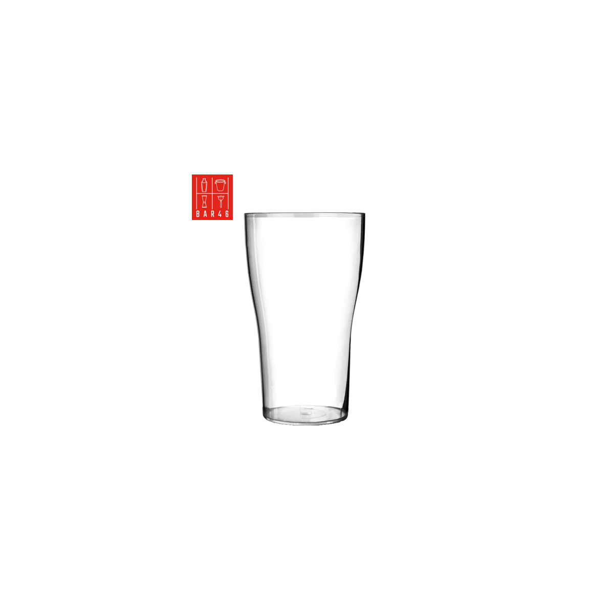 Pint Beer Acrylic Glass 450ml – Durable & Clear