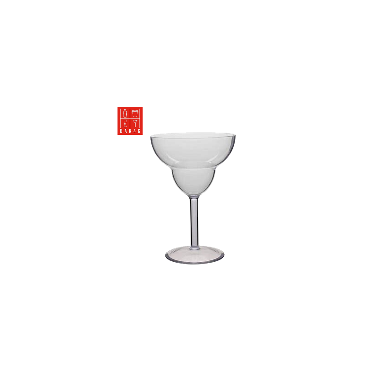 Acrylic Margarita Glass – 310ml | Durable Cocktail Glassware