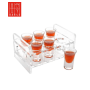 Acrylic 6 Shot Glass Tray – Party Shot Holder | Elara Trading
