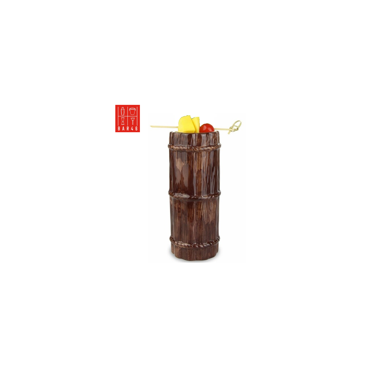 Bamboo Stalk Ceramic Tiki Mug 400ml – Wholesale Bar Equipment | Elara Trading UAE