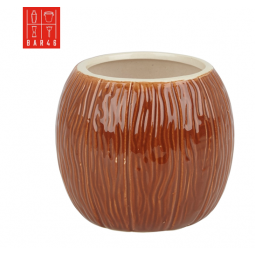 Coconut Ceramic Tiki Mug 500ml – Bar Supplies UAE | Elara Trading