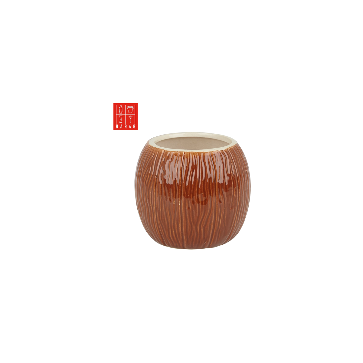 Coconut Ceramic Tiki Mug 500ml – Bar Supplies UAE | Elara Trading