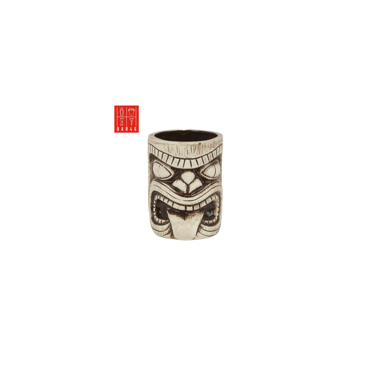Karui Ka Ceramic Tiki Mug 600ml – Large Tiki Mug for Bars | Elara Trading UAE