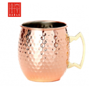 Hammered Copper Moscow Mule Mug 450ml | Bar Tools Supplier Dubai