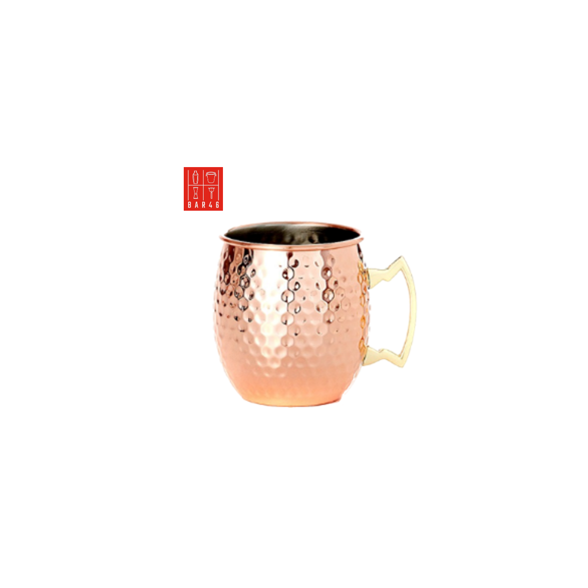 Hammered Copper Moscow Mule Mug 450ml | Bar Tools Supplier Dubai
