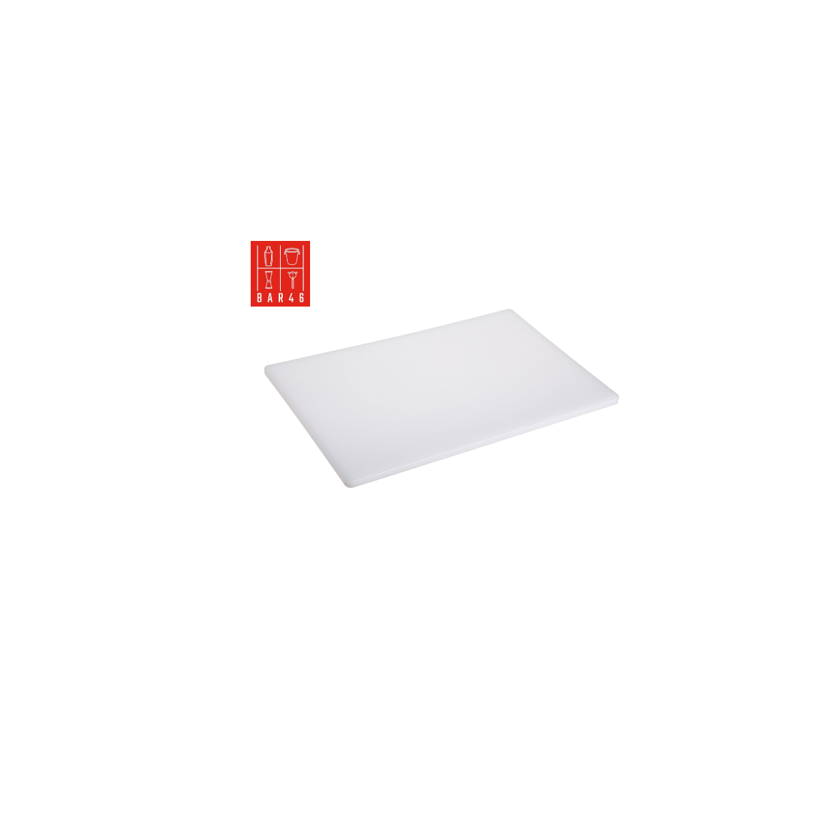 White Antibacterial Cutting Board 30x20x2cm Heavy Duty | Elara Trading UAE