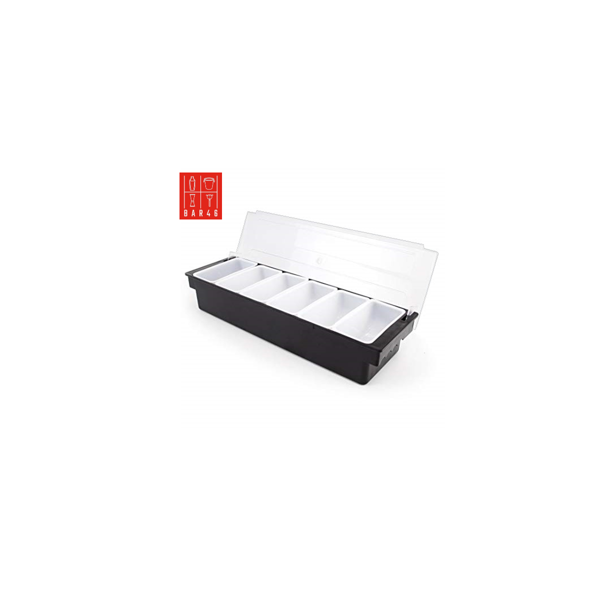 6-Section Bar Condiment & Garnish Dispenser | Elara Trading UAE
