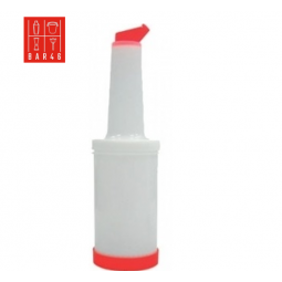1 Qt Store 'N Pour Bottle – Red Spout & Cap |Elara Trading Barware