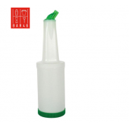 Store 'N Pour White Container with Green Spout and Cap, (1Qt./1.1l)