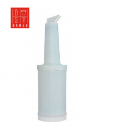 Store 'N Pour White Container with White Spout and Cap, (1Qt./1.1l)