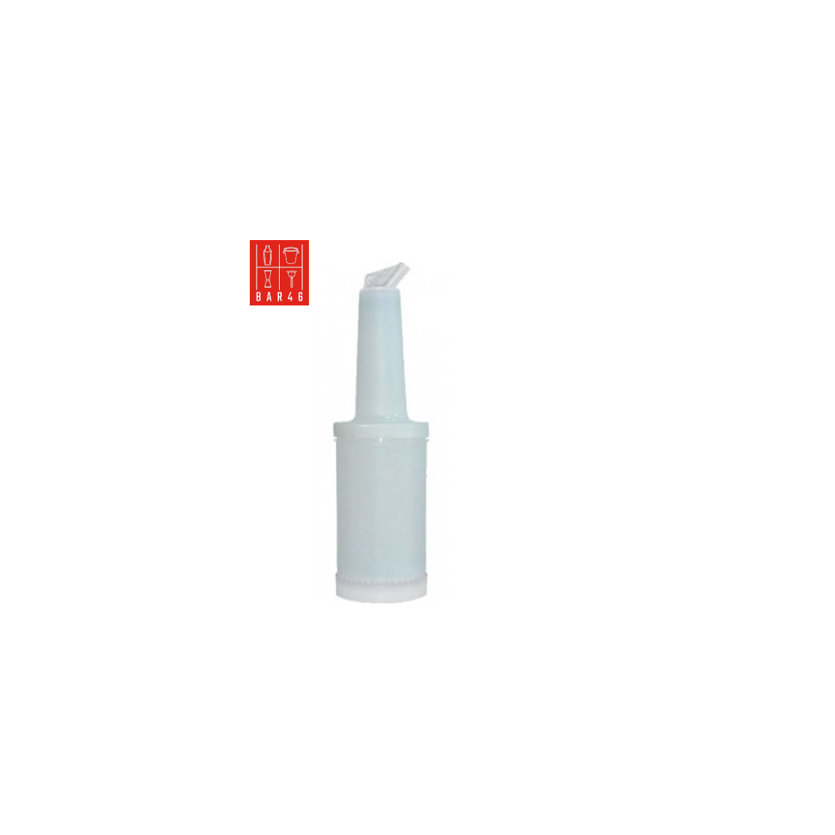 Store 'N Pour White Container with White Spout and Cap, (1Qt./1.1l)