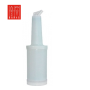 Store 'N Pour White Container with White Spout and Cap, (1Qt./1.1l)