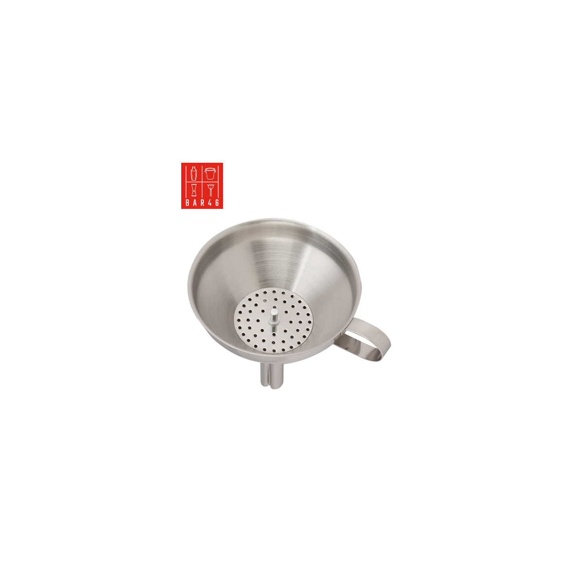 Stainless Steel Funnel with Strainer | Bar Tools Elara Trading
