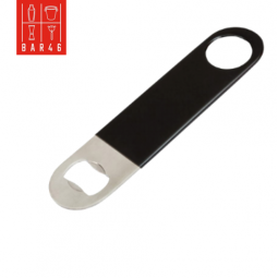 Vinyl Black Flat Bottle Opener – Professional Bar Blade by Elara Trading