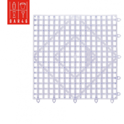 White Interlocking Bar Mat – Bar Equipment Dubai | Elara Trading