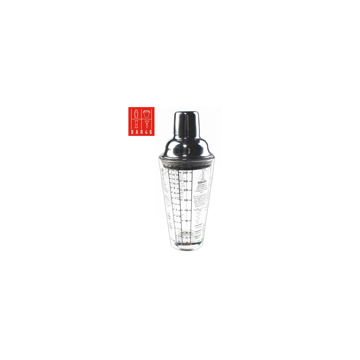 Glass Cocktail Shaker 400 ml – Bar Equipment Dubai | Elara Trading