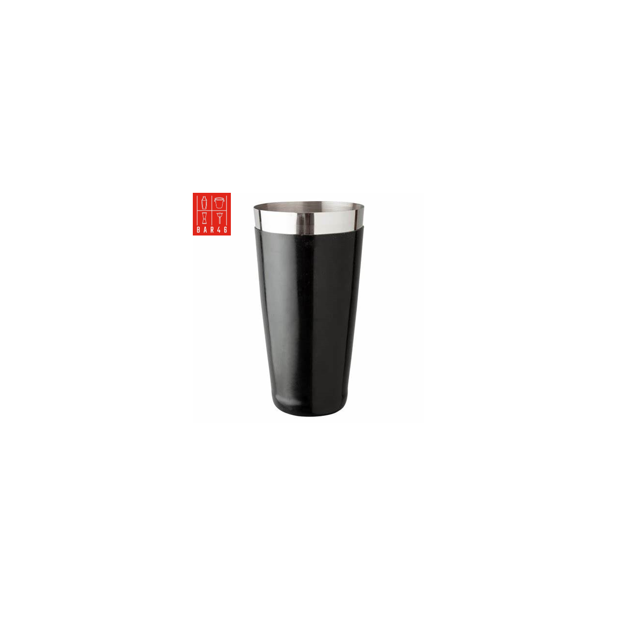 Black Vinyl Coated Boston Shaker 28oz | Elara Trading Dubai