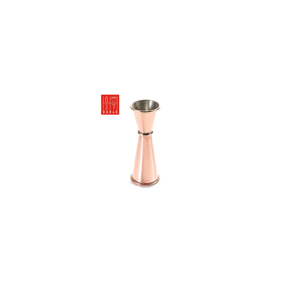 Copper Double Jigger 25ml/50ml | Elara Trading Bar Tools Supplier Dubai