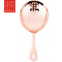 Copper Plated Julep Strainer 16 cm | Elara Trading Dubai