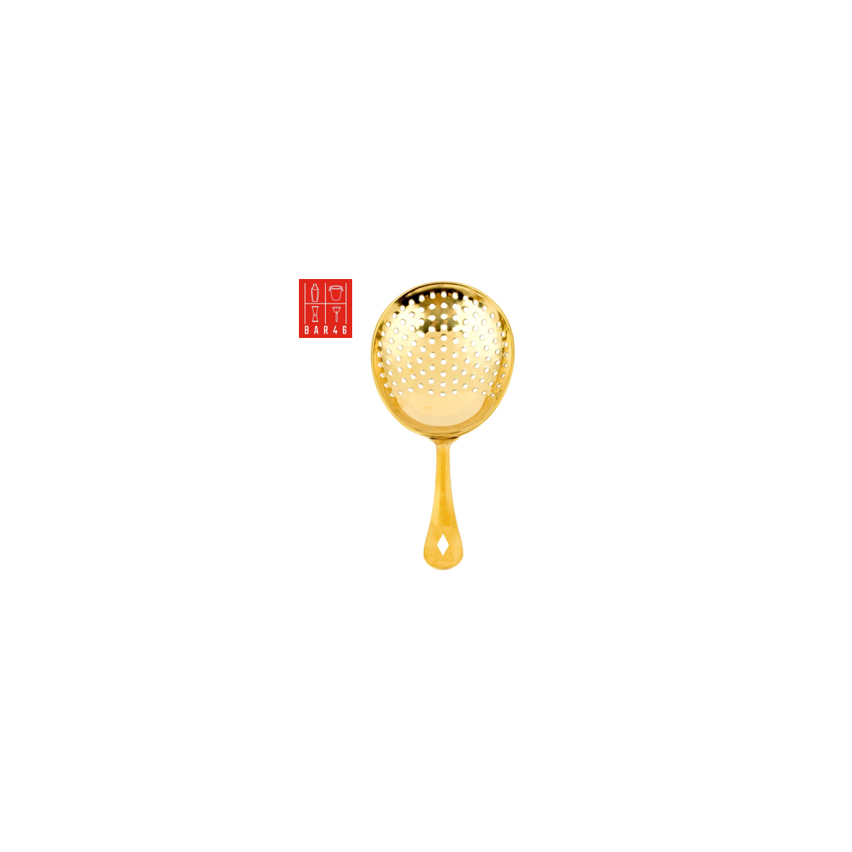 Café de Paris, Gold Plated, Julep Strainer