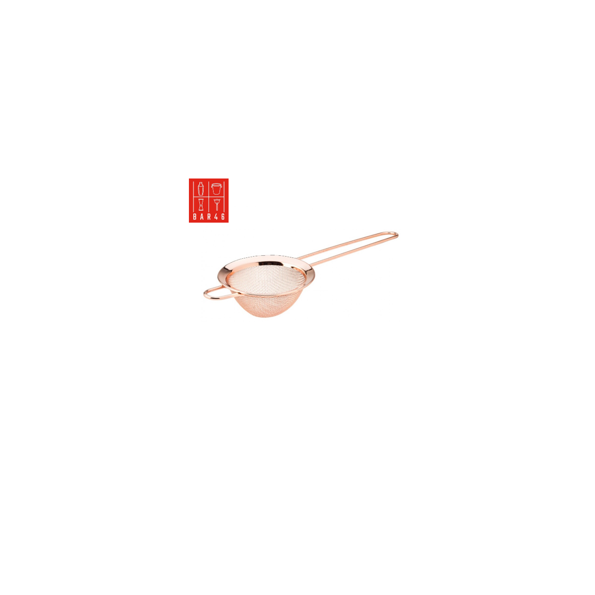 Copper Plated Conical Strainer 9 cm | Elara Trading Dubai