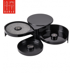 Glass Rimmer 3 Compartments | Elara Trading Bar Tools Supplier in Dubai