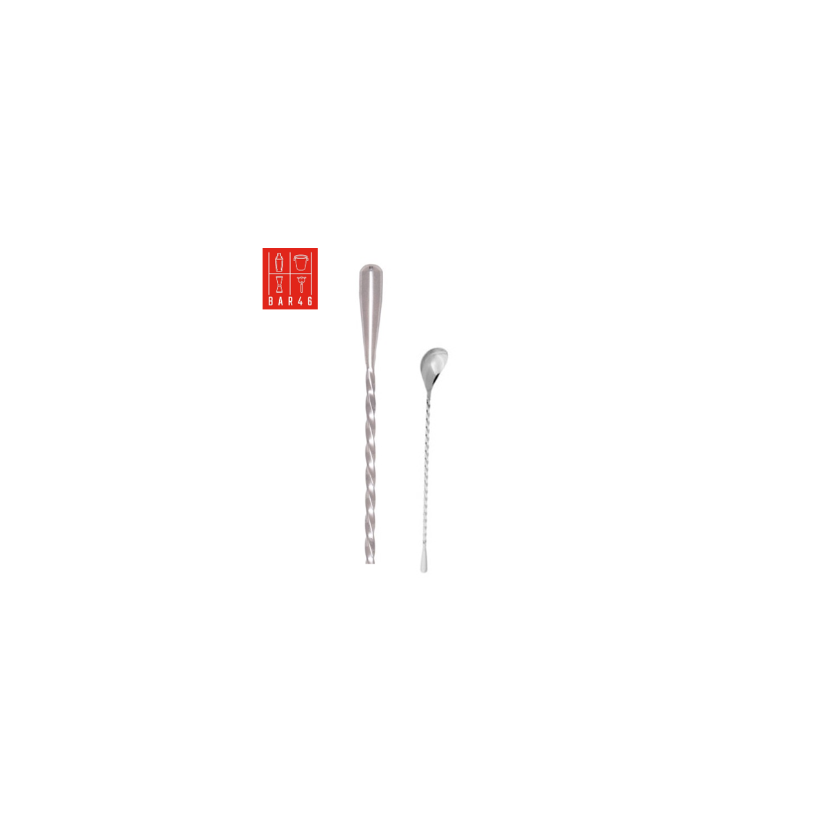 Stainless Steel Teardrop Bar Spoon 45cm | Elara Trading UAE