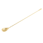 Gold Plated Mixing Teardrop Spoon 40 cm | Elara Trading Dubai